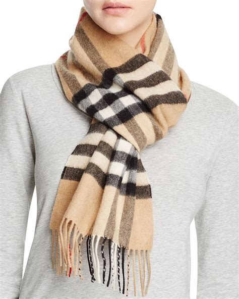 Burberry Giant Icon Check Cashmere Scarf 